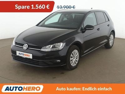 Gebraucht VW Golf VII Trendline 110 PS (80 kW) 2018 Schwarz Limousine