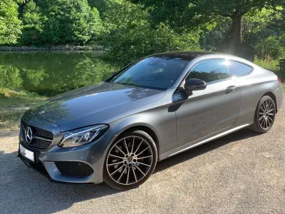 Używany Mercedes C400 AMG line 333 KM (244 kW) 2018 Szary Coupe
