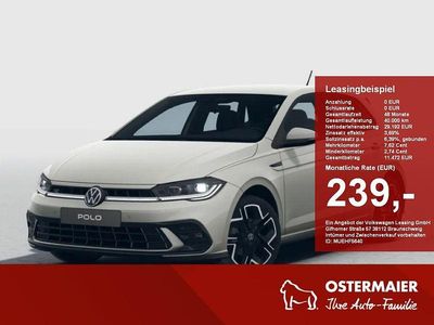 Ascotgrau / schwarz Neu 2025 VW Polo R-line Kleinwagen | 36.665 €