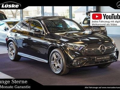 Gebraucht Mercedes GLC450 AMG line 367 PS (269 kW) 2024 Obsidianschwarz Coupé