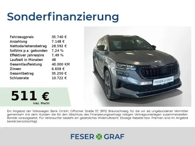 Gebraucht Skoda Karoq SportLine 150 PS (110 kW) 2025 Graphitegrau SUV