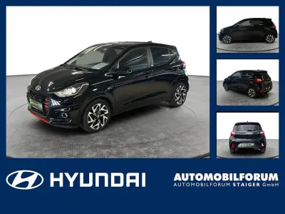 Gebraucht Hyundai i10 N Line 101 PS (74 kW) 2020 Schwarz Kleinwagen