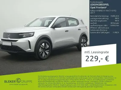 Second-hand Opel Frontera Edition 101 CP (74 kW) 2025 Argintiu SUV