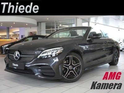 Usata Mercedes C200 AMG 184 CV (135 kW) 2020 Verde Cabrio