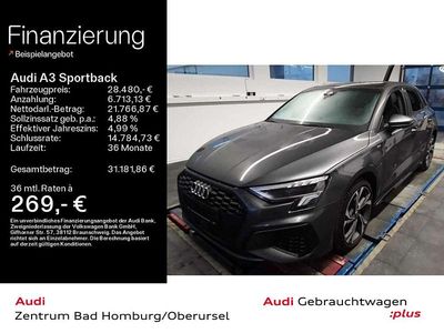 Gebraucht Audi A3 S-Line 204 PS (150 kW) 2022 Daytonagrau perleffekt Limousine