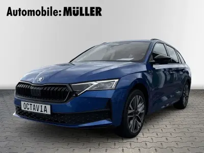 Neu Skoda Octavia SportLine 150 PS (110 kW) 2026 Raceblau metallic Kombi
