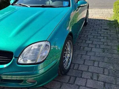 Gebraucht Mercedes SLK200 163 PS (119 kW) 2002 Grün Cabrio