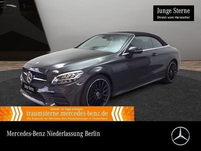 Usata Mercedes C200 AMG 184 CV (135 kW) 2022 Grigio Cabrio