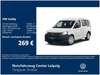Neu VW Caddy Trendline 116 PS (85 kW) 2026 Weiß Van / Kleinbus