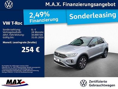 Pyritsilber metallic schwarz Gebraucht 2025 VW T-Roc Goal SUV | 27.879 € (Guter Preis)