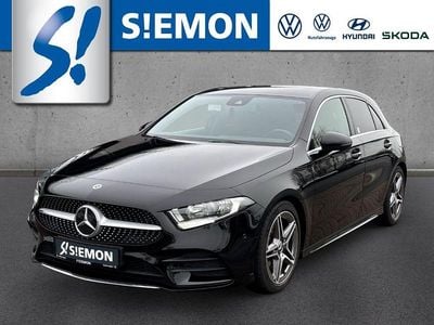 Usata Mercedes A200 AMG line 163 CV (119 kW) 2019 Nero Berlina
