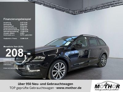 Gebraucht Skoda Octavia Soleil 116 PS (85 kW) 2019 Schwarzmagic perleffekt Kombi