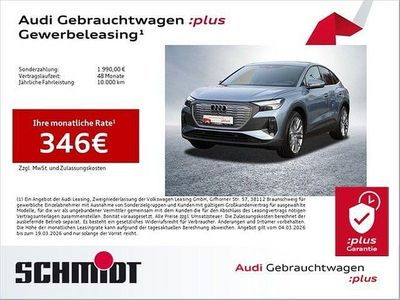Gebraucht Audi Q4 Sportback e-tron Ambiente 210 kW (286 PS) 2025 Geysirblau metallic SUV