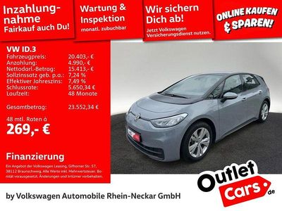 Gebraucht VW ID.3 Pro 150 kW (204 PS) 2022 Grau Kleinwagen