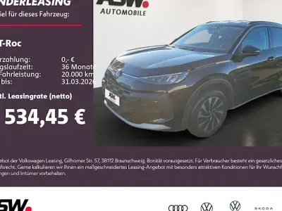 Neu VW T-Roc Cabriolet Life 116 PS (85 kW) 2026 Schwarz SUV