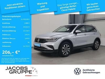 Silber Gebraucht 2022 VW Tiguan Active SUV | 21.920 € (Guter Preis)