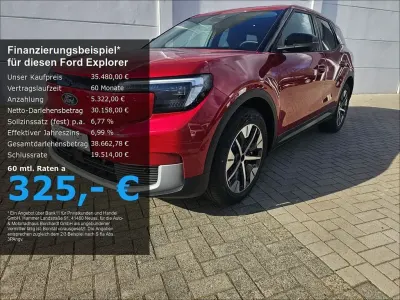 Käytetty Ford Explorer 150 kW (204 HP) 2025 Punainen Katumaasturi
