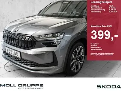 Ny Skoda Kodiaq SportLine 193 HK (141 kW) 2026 Grå SUV