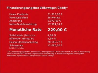 Brugt VW Caddy Life 122 HK (89 kW) 2021 Sort MPV