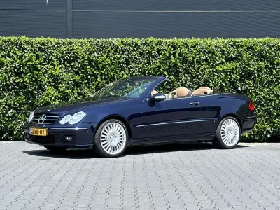 Gebraucht Mercedes CLK200 Avantgarde 184 PS (135 kW) 2007 Blau Cabrio