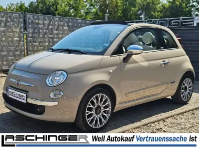 Gebraucht Fiat 500 Lounge 69 PS (50 kW) 2014 Beige Cabrio