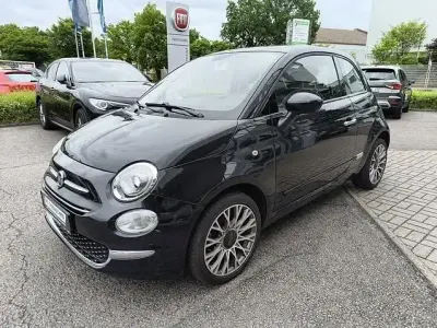 Gebraucht Fiat 500 Lounge 69 PS (50 kW) 2019 Vesuvio schwarz (schwarz) (metallic) Kleinwagen