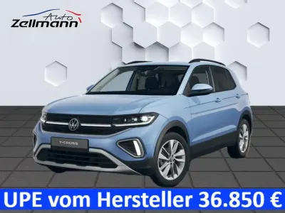 Neu VW T-Cross Life 116 PS (85 kW) 2026 Blau SUV