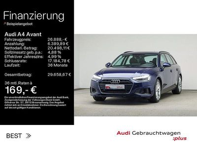 Gebraucht Audi A4 Performance 150 PS (110 kW) 2023 Navarrablau metallic Kombi