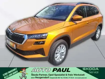 Gebraucht Skoda Karoq Selection 150 PS (110 kW) 2025 Phoenixorange metallic SUV