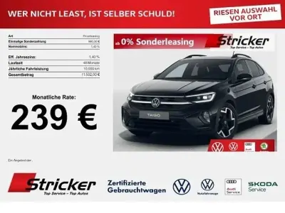 Ny VW Taigo R-line 116 HK (85 kW) 2026 Sort SUV