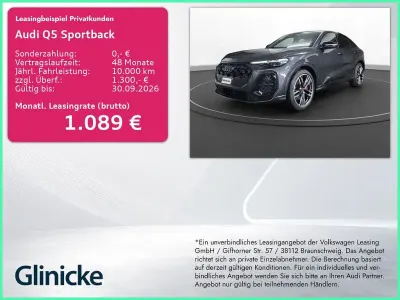 Neu Audi Q5 Sportback Sport 299 PS (219 kW) 2026 Grau SUV