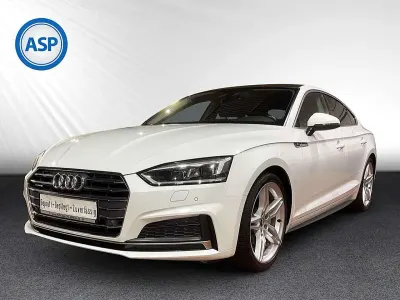 Gebraucht Audi A5 Design 190 PS (139 kW) 2019 Weiß (gletscherweiß metallic) Coupé