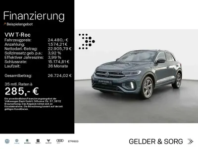 Gebraucht VW T-Roc R-line 150 PS (110 kW) 2022 Petroleum blue metallic SUV