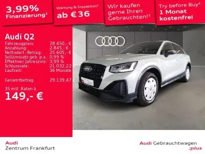 Gebraucht Audi Q2 S-Line 116 PS (85 kW) 2025 Tausilber metallic/tausilber m SUV