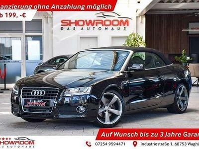 Gebraucht Audi A5 S-Line 211 PS (155 kW) 2011 Schwarz (phantomschwarz) Cabrio