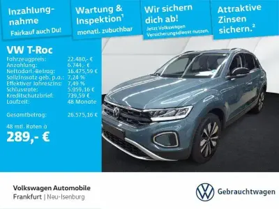 Gebraucht VW T-Roc Goal 116 PS (85 kW) 2025 Blau SUV