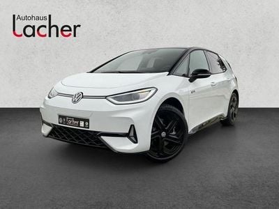 Gebraucht VW ID.3 GTX 210 kW (286 PS) 2025 Weiß (gletscherweiß metallic/schwarz) Kleinwagen