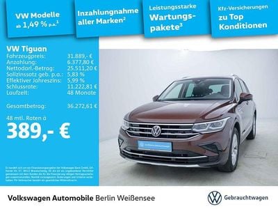 Ginger brown metallic Gebraucht 2022 VW Tiguan Elegance SUV | 31.889 € (Guter Preis)