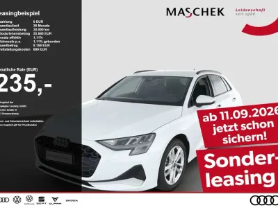 Gebraucht Audi A3 Advanced Plus 150 PS (110 kW) 2024 Gletscherweiß metallic Limousine