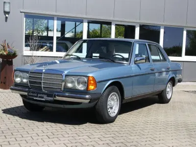 Brugt Mercedes 200 94 HK (69 kW) 1976 Blå Sedan