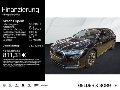 Gebraucht Skoda Superb Selection 150 PS (110 kW) 2025 Ebony schwarz metallic Kombi