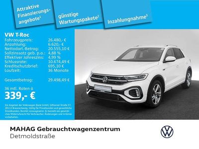 Gebraucht VW T-Roc R-line 150 PS (110 kW) 2023 Pure white SUV