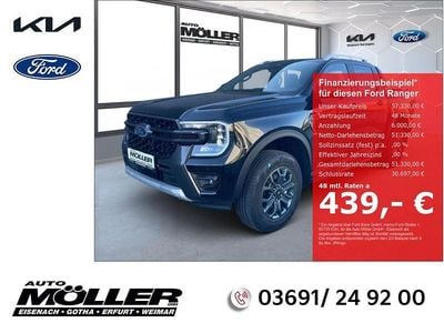 Neu Ford Ranger Wildtrack 205 PS (150 kW) 2026 Schwarz Abholung