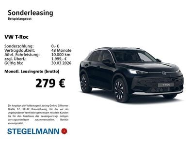 Neu VW T-Roc Life 116 PS (85 kW) 2026 Grenadillschwarz metallic SUV