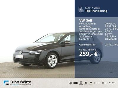 Gebraucht VW Golf VIII Life 110 PS (80 kW) 2022 Schwarz Limousine