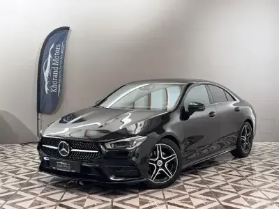 Gebraucht Mercedes CLA200 AMG line 163 PS (119 kW) 2021 Nachtschwarz Coupé
