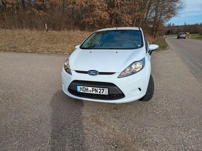 Gebraucht Ford Fiesta Trend 82 PS (60 kW) 2010 Weiß Kleinwagen
