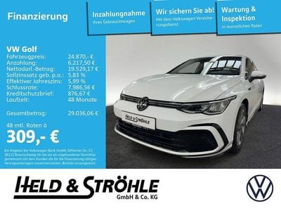 Gebraucht VW Golf VIII R-line 131 PS (96 kW) 2023 Pure white Limousine