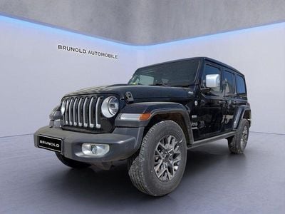 Begagnad Jeep Wrangler Unlimited Sahara 200 HK (147 kW) 2020 Svart SUV