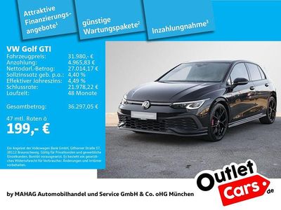 Schwarz Gebraucht 2022 VW Golf GTI Clubsport Limousine | 31.980 € (Fairer Preis)